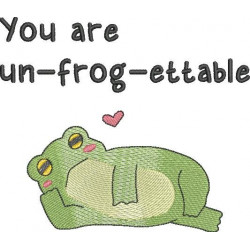You are Unfrogettable Frog Pun